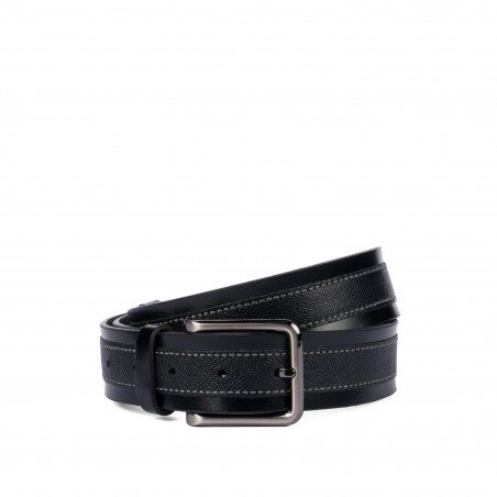 Cintura uomo 18b nero+biz nero