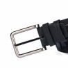 Cintura uomo 18b nero+croco nero