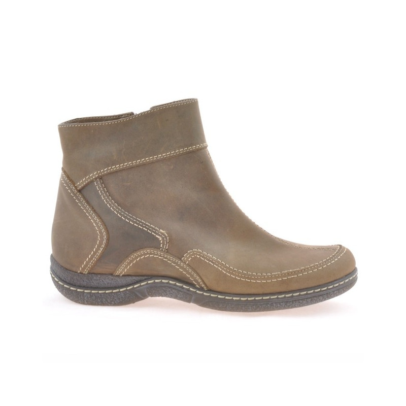 Stivaletti donna 3223 tuxon sabbia
