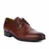 Scarpe eleganti da uomo 822-1 in cognac
