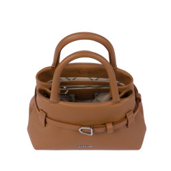 Borsa da donna a mano 056g 01 cognac