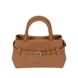 Borsa da donna a mano 056g 01 cognac