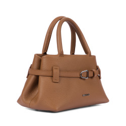 Borsa da donna a mano 056g 01 cognac