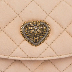 Borsa da donna a tracolla 048g camoscio nude