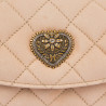Borsa da donna a tracolla 048g camoscio nude