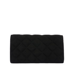 Borsa donna a tracolla 048g pelle scamosciata nera