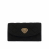 Borsa donna a tracolla 048g pelle scamosciata nera
