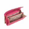 Borsa da donna a tracolla 048g camoscio rosa barbie