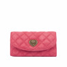 Borsa da donna a tracolla 048g camoscio rosa barbie