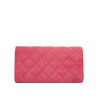 Borsa da donna a tracolla 048g 01 camoscio rosa barbie
