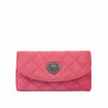 Borsa da donna a tracolla 048g 01 camoscio rosa barbie