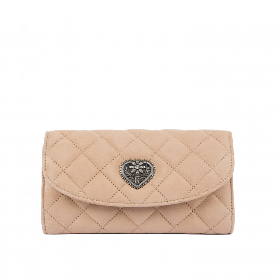 Borsa donna a tracolla 048g 01 camoscio nude