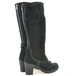 Stivali donna 3258 nero velluto