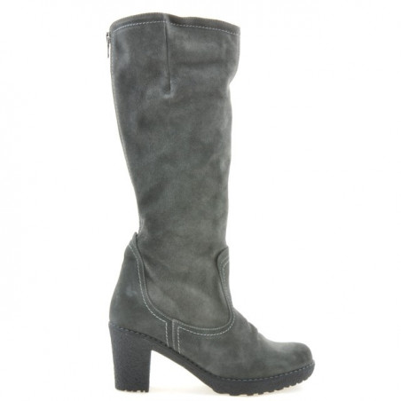 Stivali donna 3258 antracite velluto