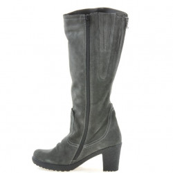 Stivali donna 3258 antracite velluto