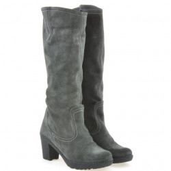 Stivali donna 3258 antracite velluto