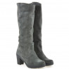 Stivali donna 3258 antracite velluto