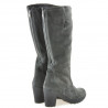 Stivali donna 3258 antracite velluto