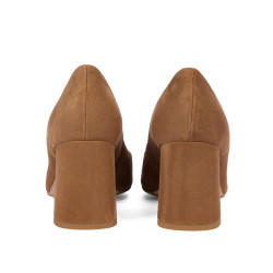 Scarpe eleganti da donna 1315 velluto cioccolato
