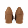 Scarpe eleganti da donna 1315 velluto cioccolato
