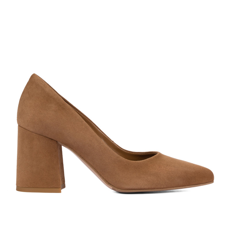 Scarpe eleganti da donna 1315 velluto cioccolato