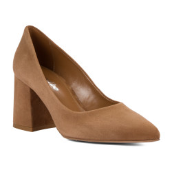 Scarpe eleganti da donna 1315 velluto cioccolato