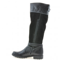 Stivali donna 3225 nero combinato