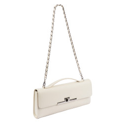 Borsa da donna a tracolla 054g 01 panna