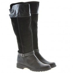 Stivali donna 3225 nero combinato