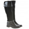 Stivali donna 3225 nero combinato