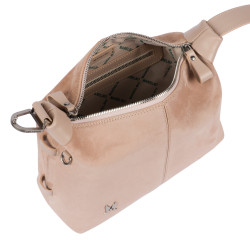 Borsa donna a mano 037-1g 01 camoscio nude
