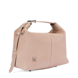 Borsa donna a mano 037-1g 01 camoscio nude
