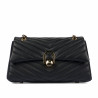 Borsa a tracolla donna 052g nero