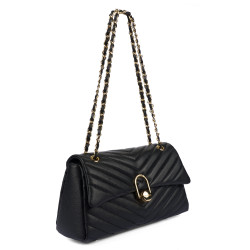 Borsa a tracolla donna 052g nero
