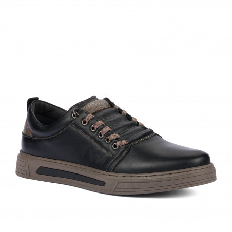 Scarpe casual uomo 982 nero combinato-k