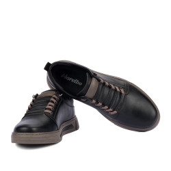 Scarpe casual uomo 982 nero combinato-k