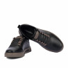 Scarpe casual uomo 982 nero combinato-k