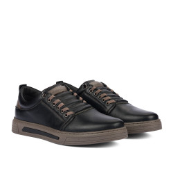 Scarpe casual uomo 982 nero combinato-k