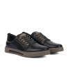 Scarpe casual uomo 982 nero combinato-k