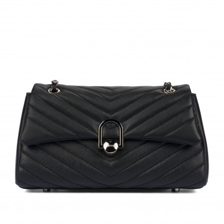 Borsa a tracolla da donna 052g 01 nero
