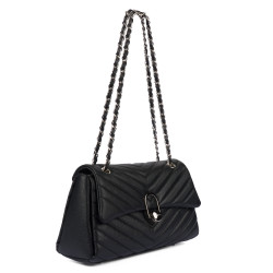 Borsa a tracolla da donna 052g 01 nero