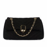 Borsa donna a tracolla 052g camoscio nero