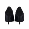 Scarpe eleganti donna 1366 nero velluto iridescente