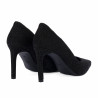 Scarpe eleganti donna 1366 nero velluto iridescente