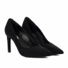 Scarpe eleganti donna 1366 nero velluto iridescente