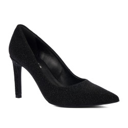 Scarpe eleganti donna 1366 nero velluto iridescente