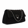 Borsa donna a tracolla 052g 01 camoscio nero