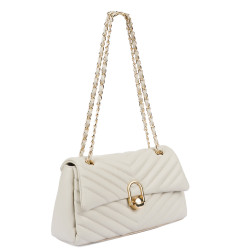 Borsa da donna a spalla 052g panna