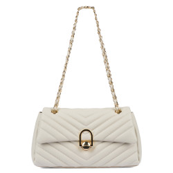 Borsa da donna a spalla 052g panna