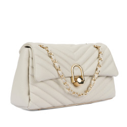 Borsa da donna a spalla 052g panna